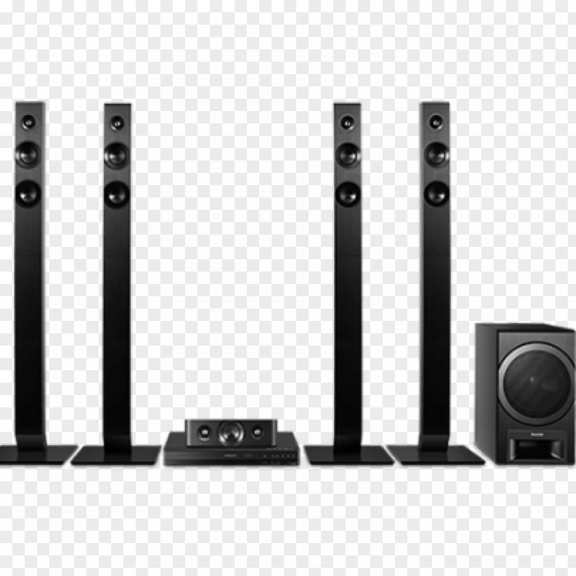 Home Theater Blu-ray Disc Systems Panasonic 5.1 Surround Sound Cinema PNG