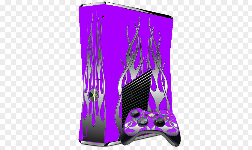 Purple Fire Xbox 360 S One Video Game Consoles PNG