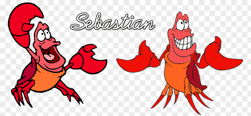 Crab Sebastian Ariel Ursula King Triton PNG