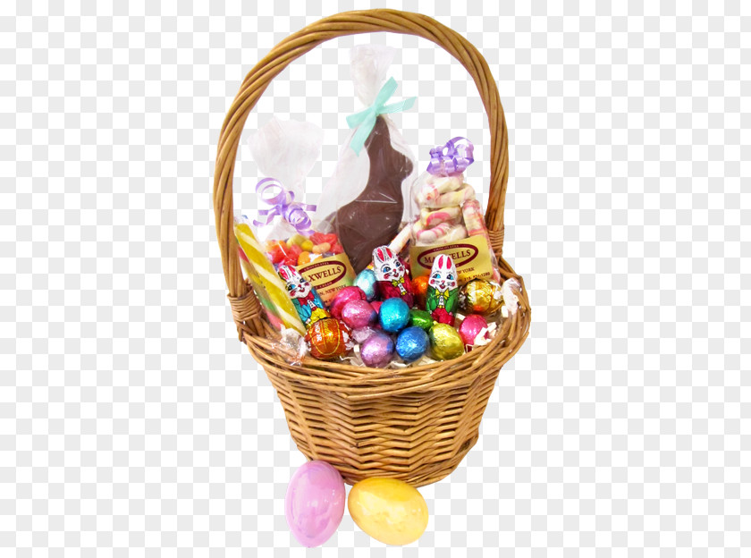 Easter Basket Bunny Food Gift Baskets PNG