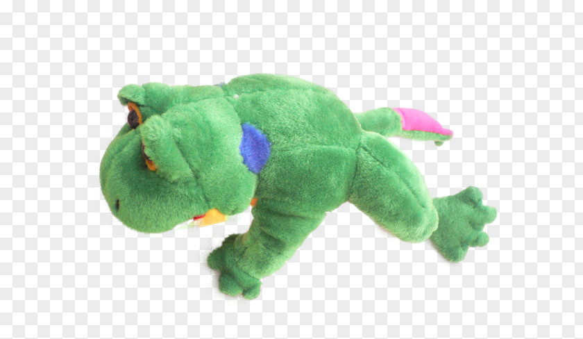 Green Frog Plush Stuffed Toy PNG