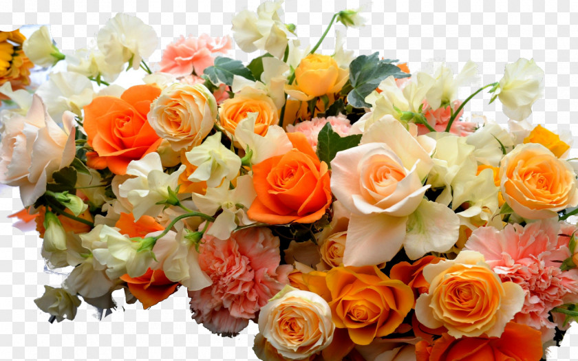 Lily Of The Valley Flower Bouquet Garden Roses Desktop Wallpaper PNG