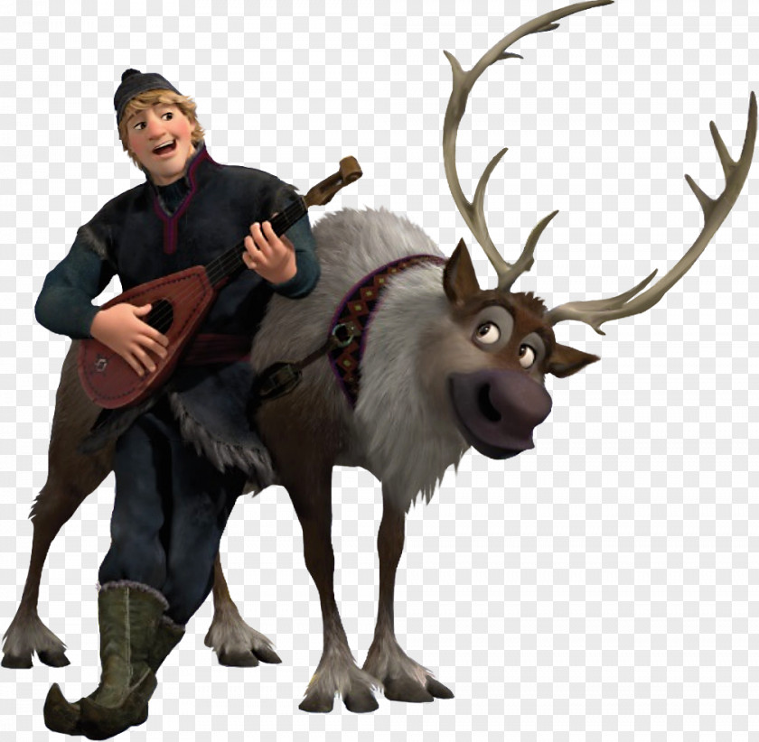 Pocoyo Kristoff Olaf Reindeer Elsa Anna PNG