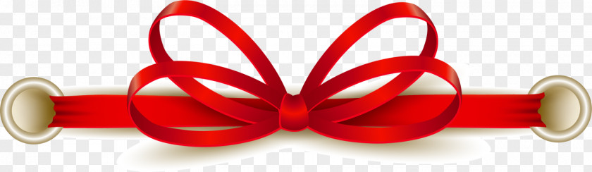 The Red Ribbon Bow PNG