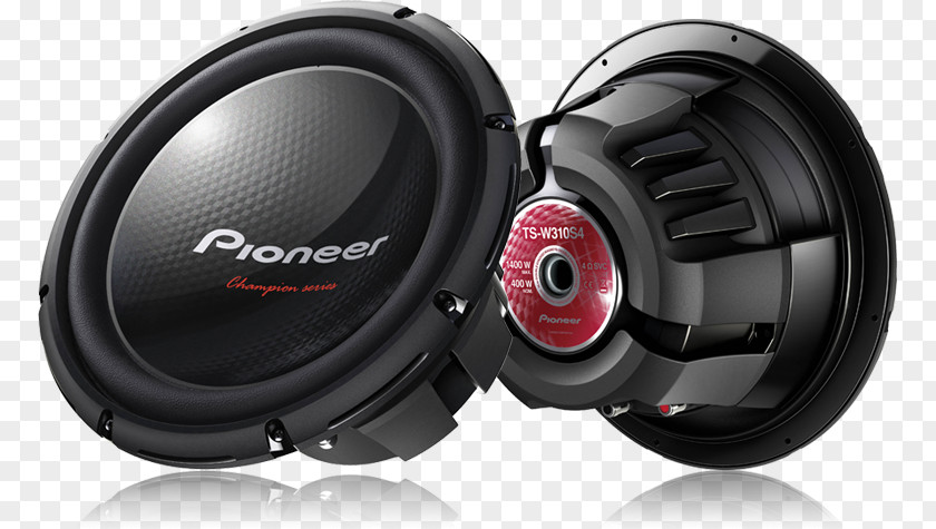 Alto Falante Subwoofer Pioneer TS-W311D4 Voice Coil Audio Power Loudspeaker PNG