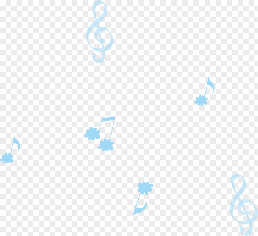 Blue Notes Float Sky Angle Pattern PNG