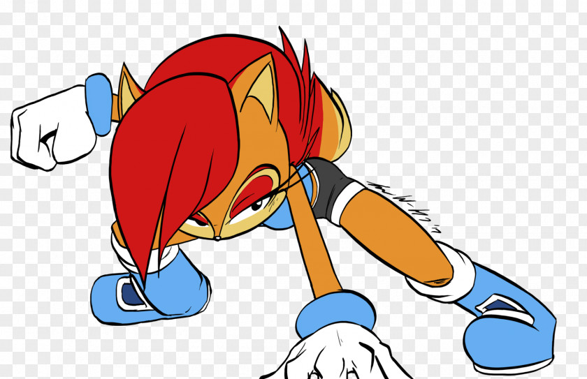 Cartoon Strike Princess Sally Acorn Sonic The Hedgehog Sega Character Fan Art PNG