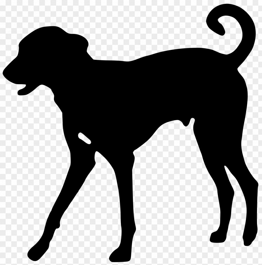 Dog Silhoutte Greyhound Beagle Dobermann Clip Art PNG
