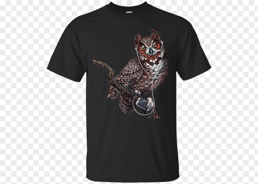 Great Horned Owl T-shirt Hoodie The Four Horsemen Sleeve PNG