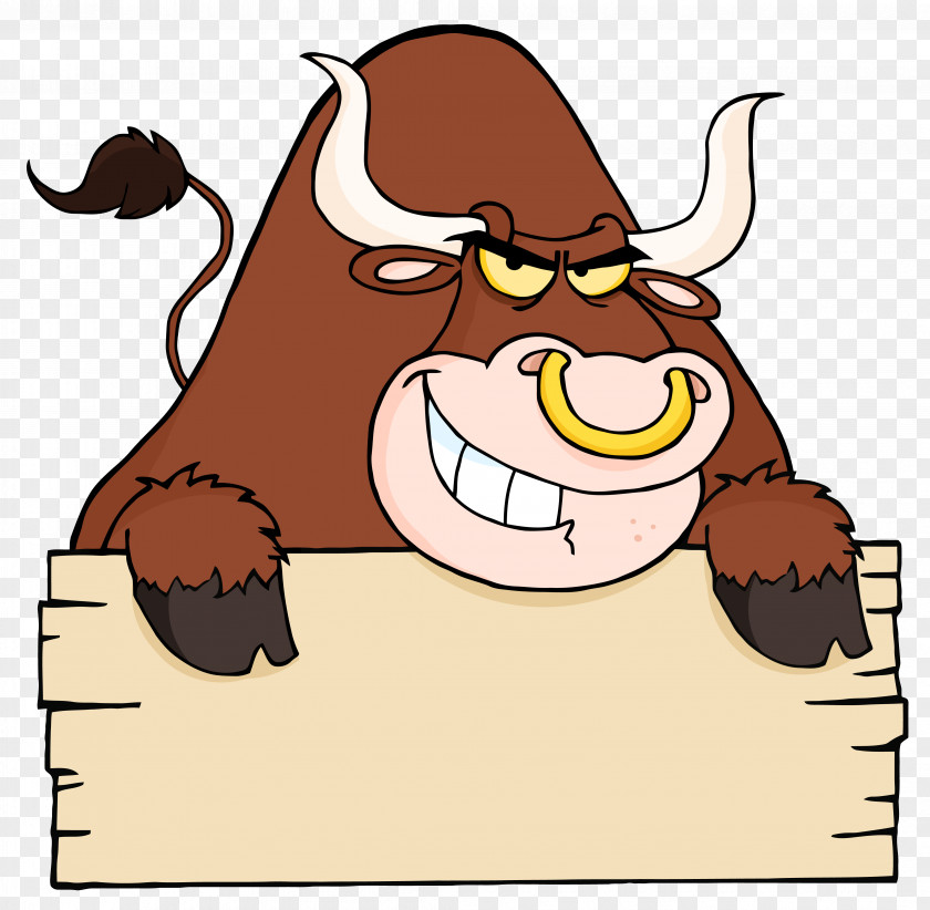 Bull Cattle Cartoon Clip Art PNG
