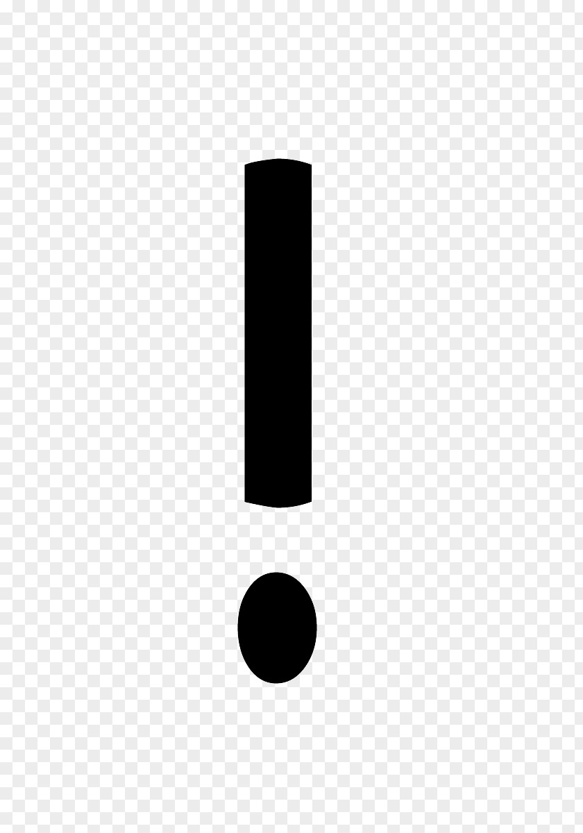 Exclamation Mark Black And White Pattern PNG
