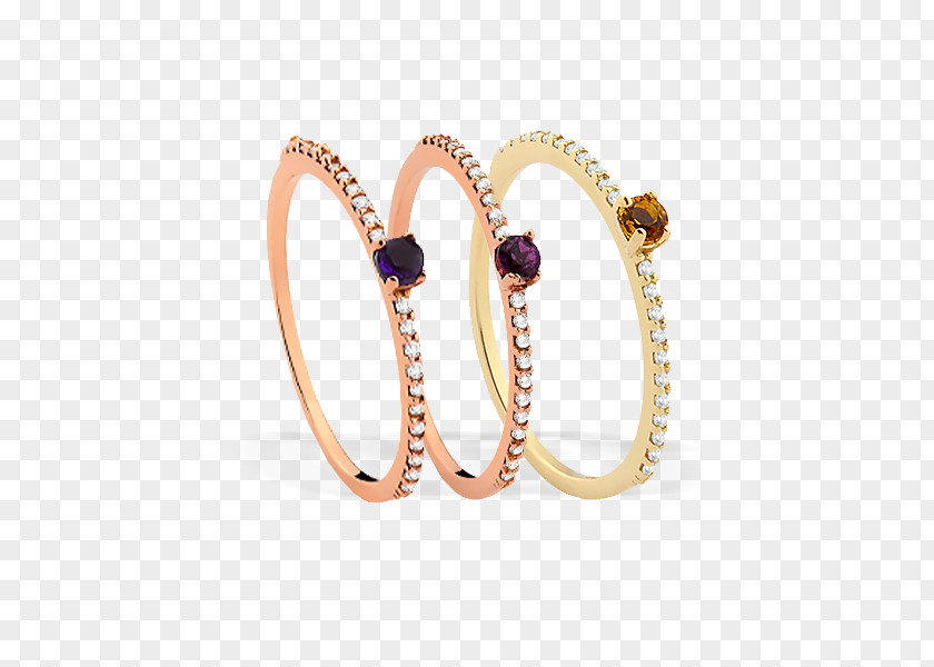 Ring Amethyst Gold Purple Diamond PNG