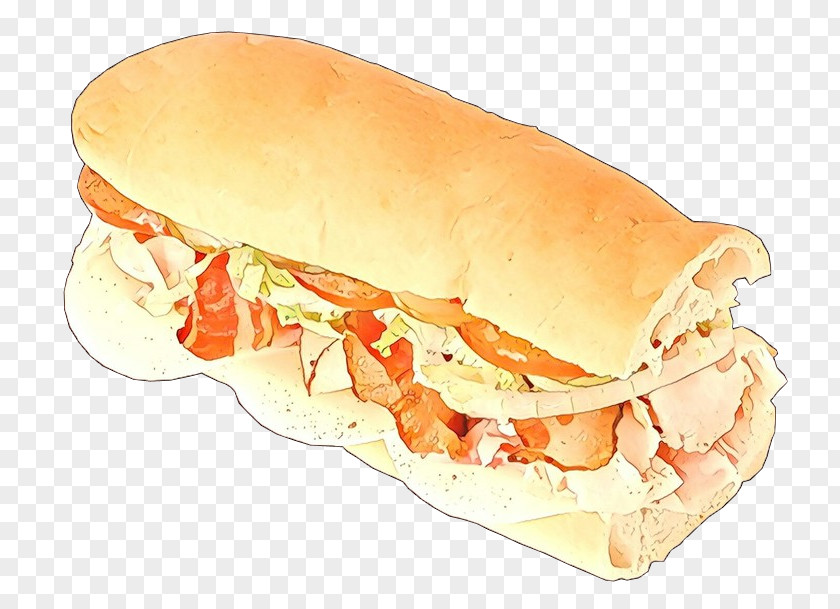 Turkey Ham Sandwich Food Dish Submarine Cuisine Fast PNG