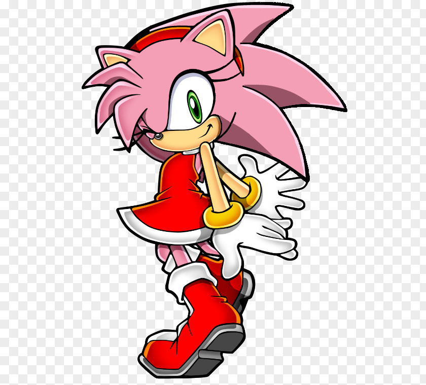 Amy Rose The Hedgehog Sonic Advance 3 Battle CD Shadow PNG