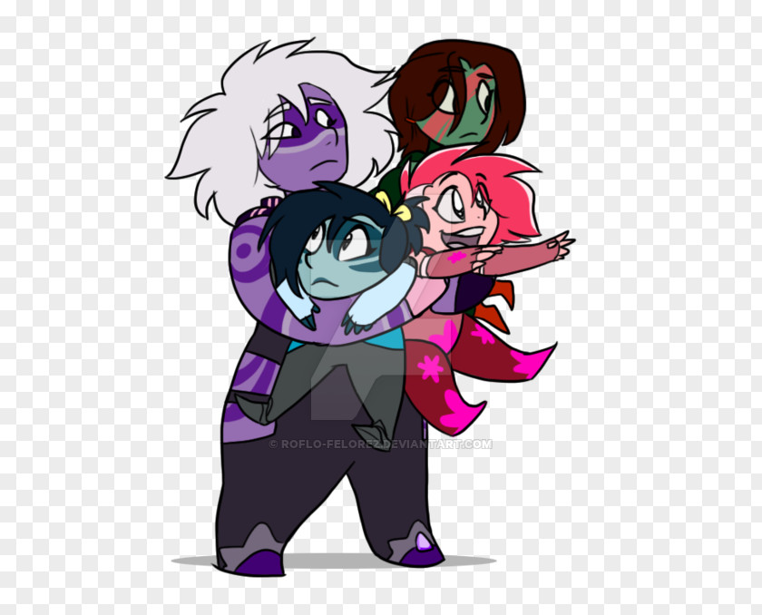 Artist Charoite Gemstone Squad PNG