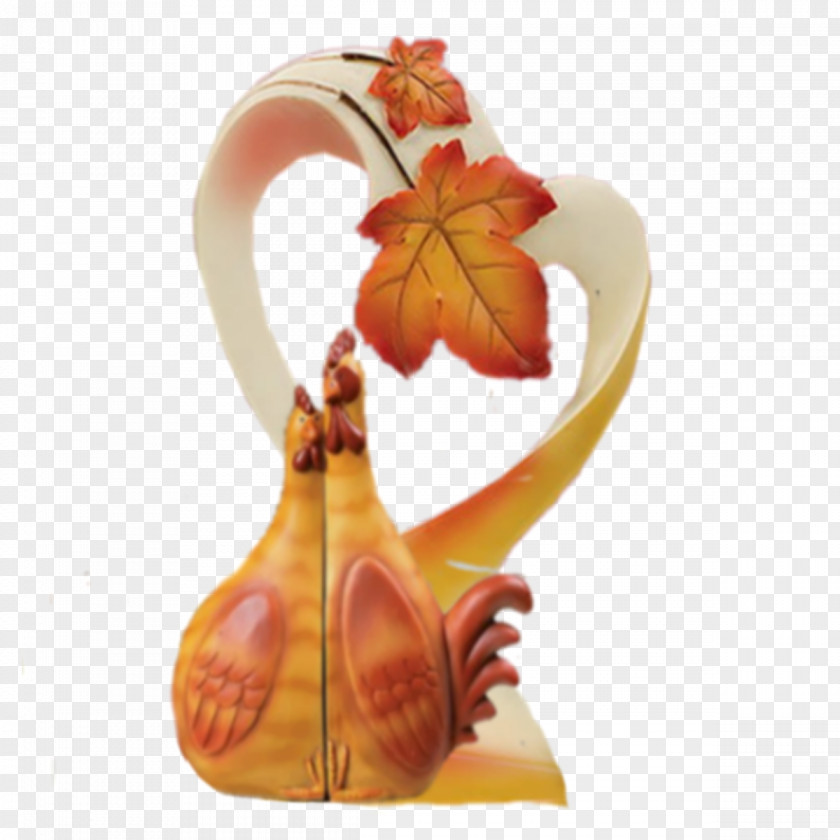 Autumn Wedding Cake Topper PNG