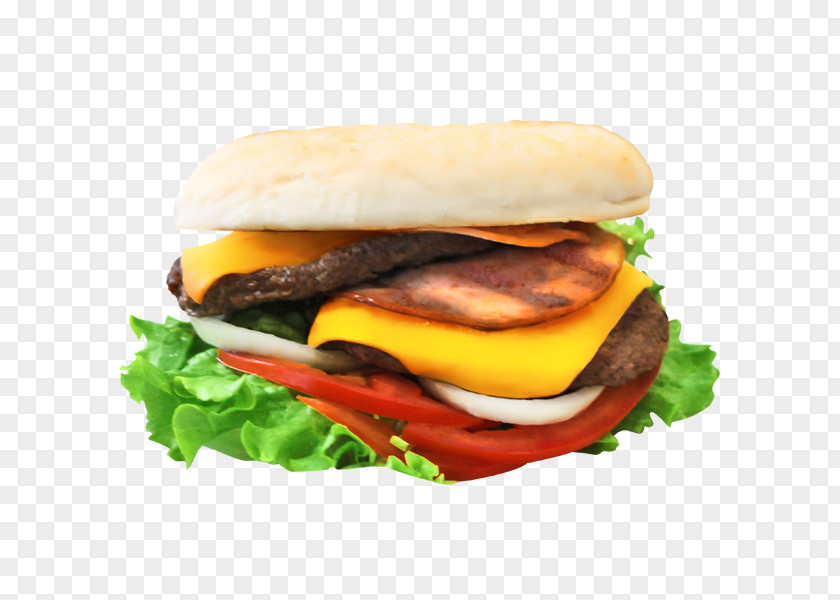 Burger And Coffe Hamburger Breakfast Sandwich Cheeseburger Veggie Fast Food PNG