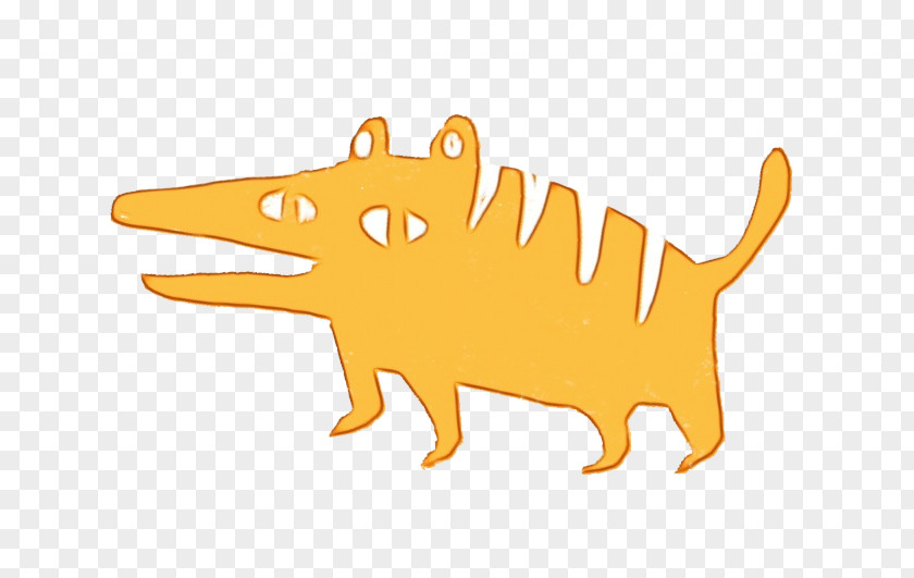 Dog Snout Yellow Animal Figurine Tail PNG