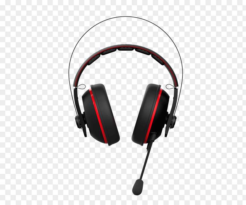Gaming Headset Red Headphones ASUS Cerberus Arctic ROG Centurion Video PNG