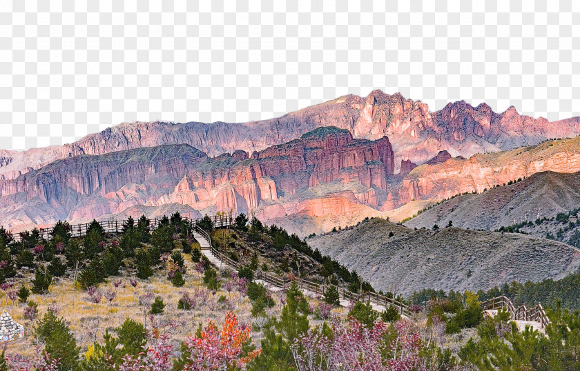 Geology Mountain Range Wilderness Ridge Nature PNG