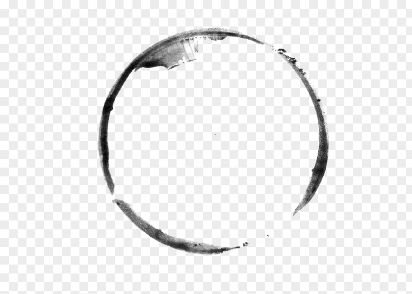 Simple Ink Circle Brush Inkstick PNG