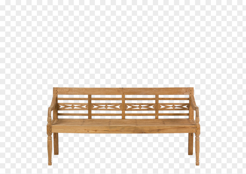 Wood Bench Garden Furniture Kayu Jati PNG