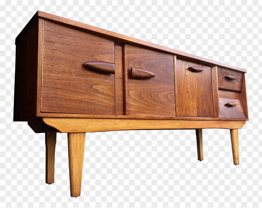 Wood Teak Buffets & Sideboards Danish Modern Furniture Cabinetry PNG