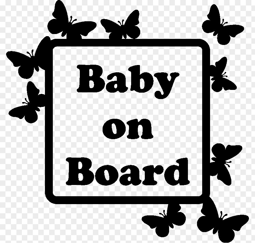 Baby On Board Sticker Wall Decal Brand Text Clip Art PNG