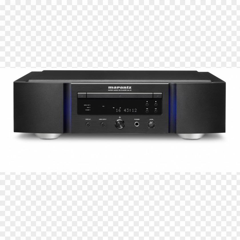 Front Stereo Display CD Player Super Audio Compact Disc Marantz Electronics PNG