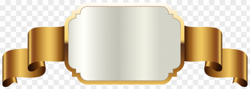 Gold Label Template Transparent Clip Art Image PNG