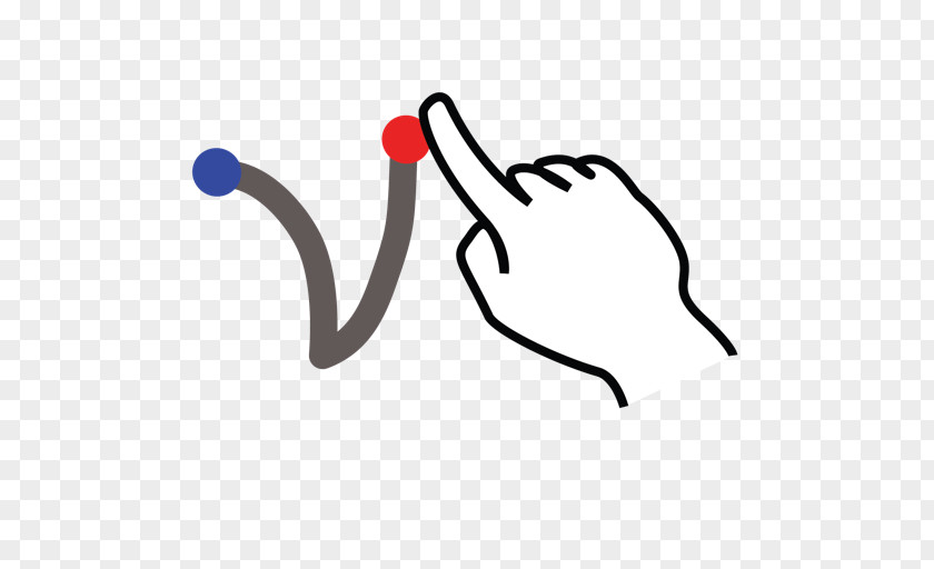 Line Thumb Point Clip Art PNG