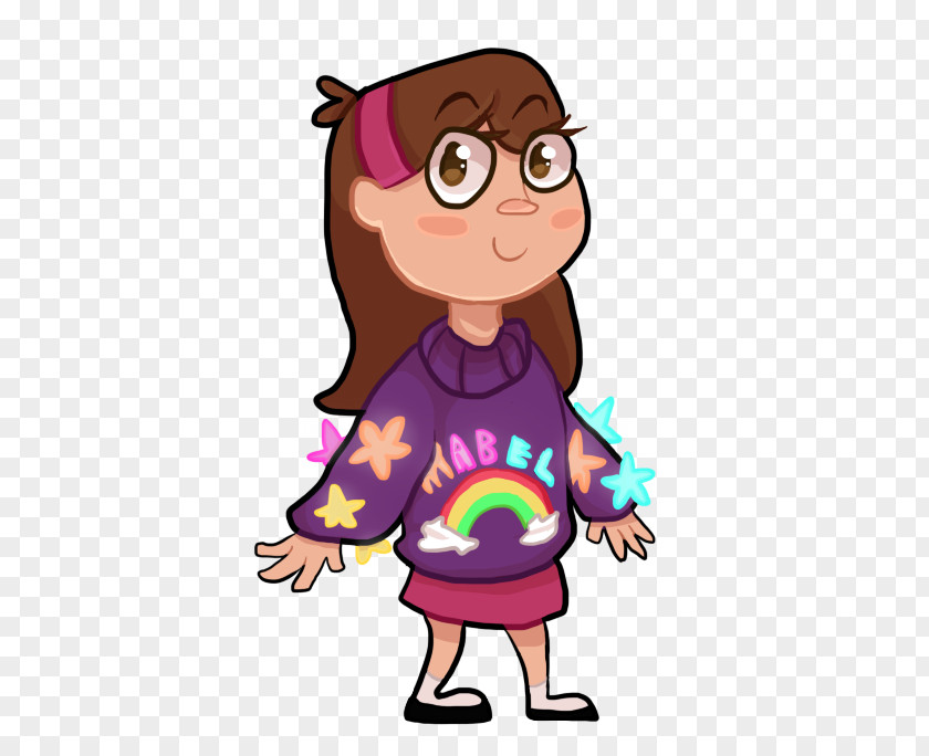 Mabel Pines Shooting Star Dipper Bill Cipher Sweater Animated Series PNG