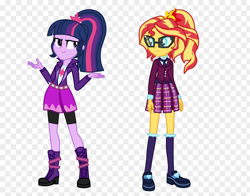 My Little Pony Equestria Girls Sunset Shimmer Pony: Rainbow Dash PNG