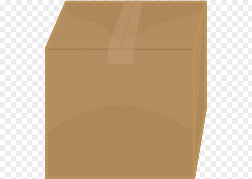 Cardboard Box Paper Rectangle Brown PNG