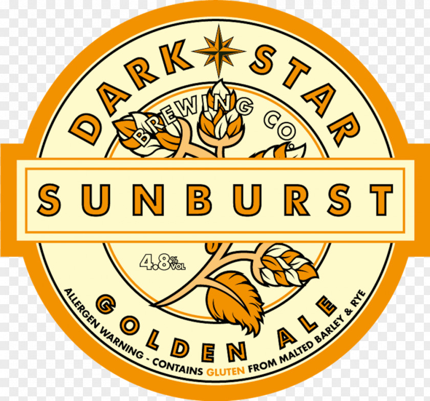 Dark Star Sunburst Hophead Logo Brewery PNG