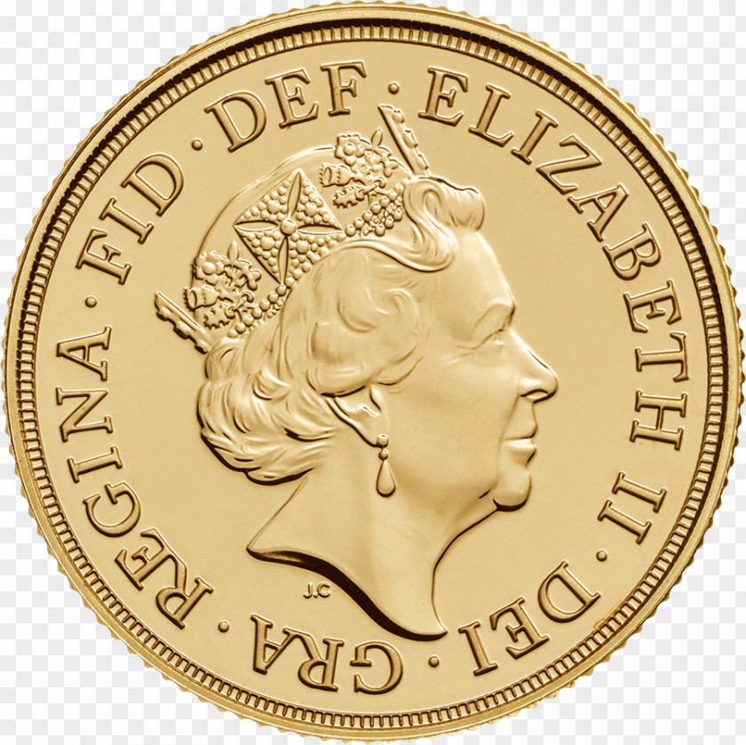 Gold Coins Royal Mint Half Sovereign Bullion Coin PNG