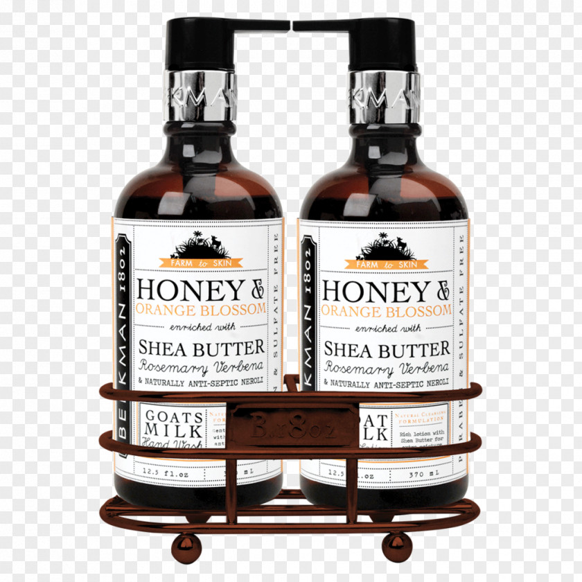 Honey Liqueur Shower Gel Orange Blossom Beekman 1802 PNG