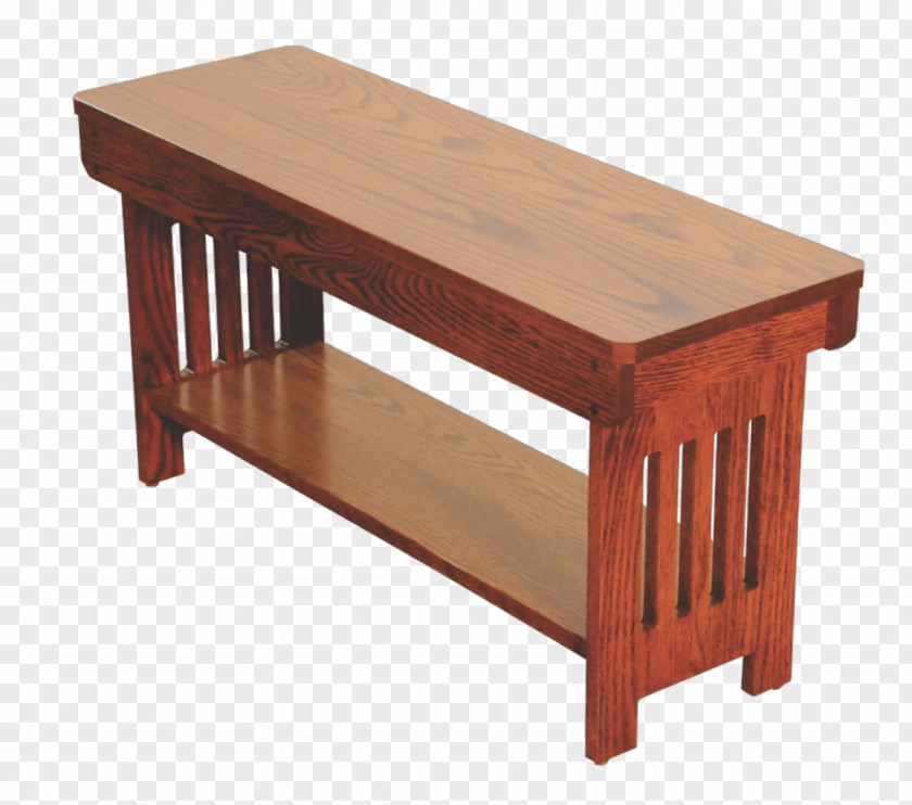 Oak Table Bench Amish Furniture Reclaimed Lumber PNG