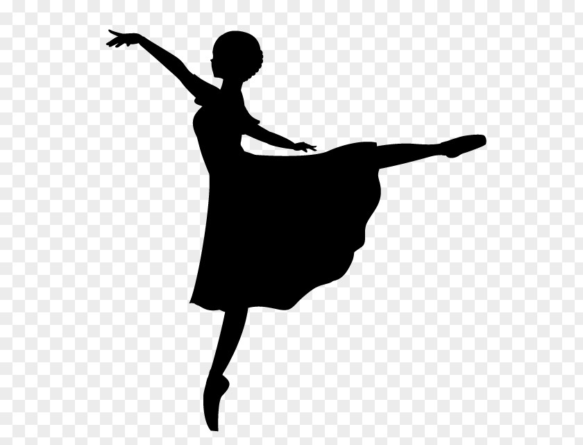 Silhouette Modern Dance Shoe Clip Art PNG