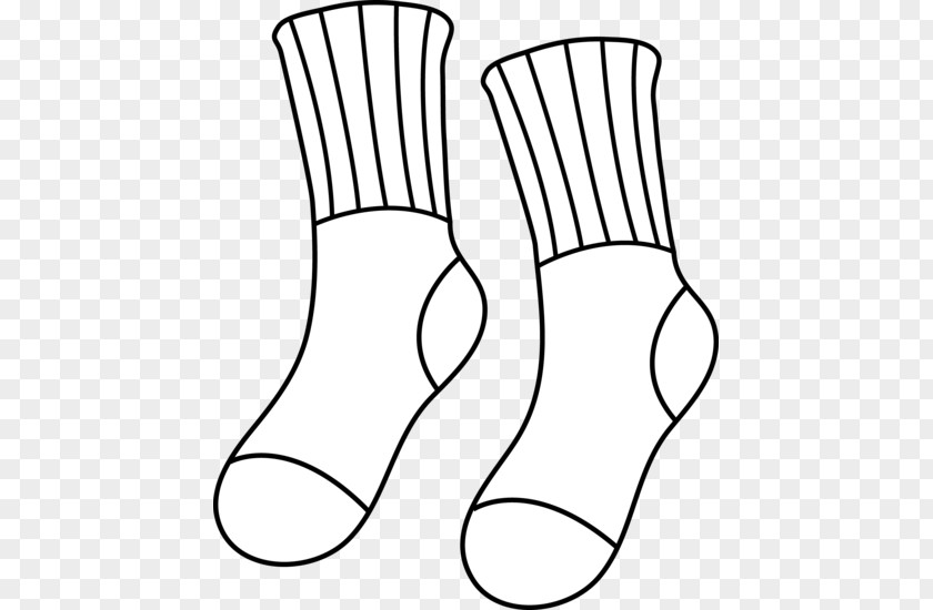 Socks Cliparts Sock Royalty-free Black And White Clip Art PNG