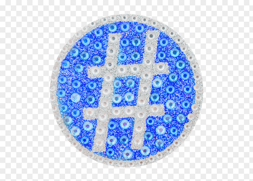 Bling Sticker Hashtag Imitation Gemstones & Rhinestones Facebook Collectable PNG