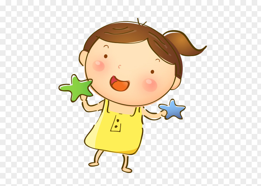 Cartoon Child Illustration PNG Illustration, hand painted cute little girl clipart PNG