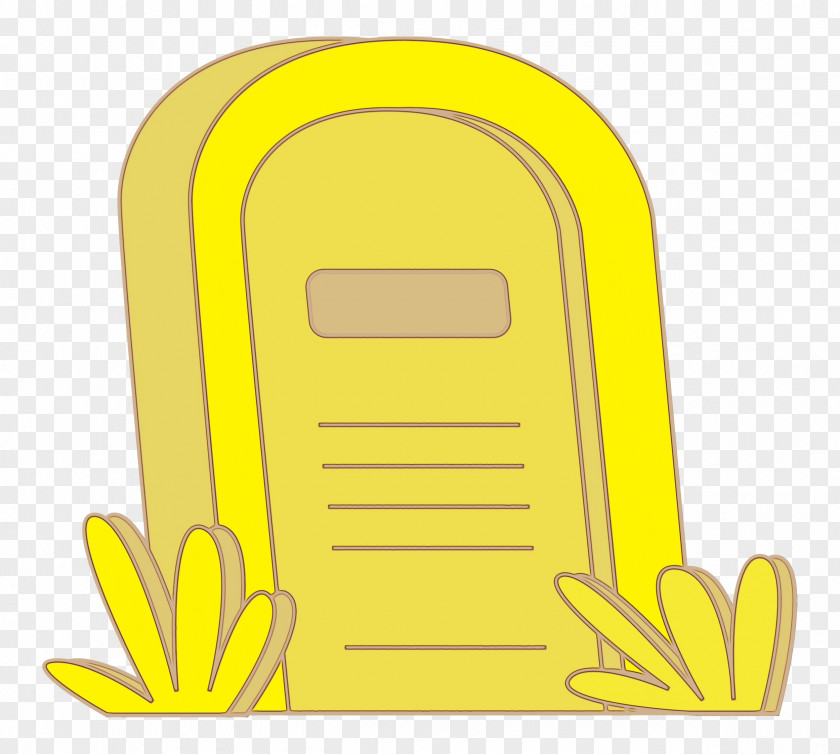 Cartoon Line Yellow Meter Material PNG