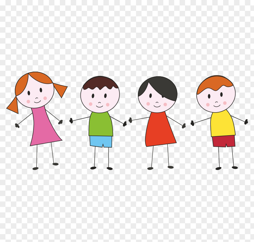 Child Friendship Day Gift Clip Art PNG
