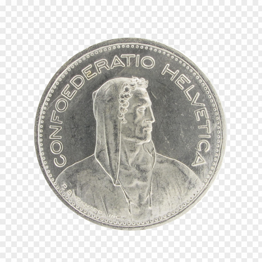 Coin Switzerland Swiss Franc Latin Monetary Union PNG