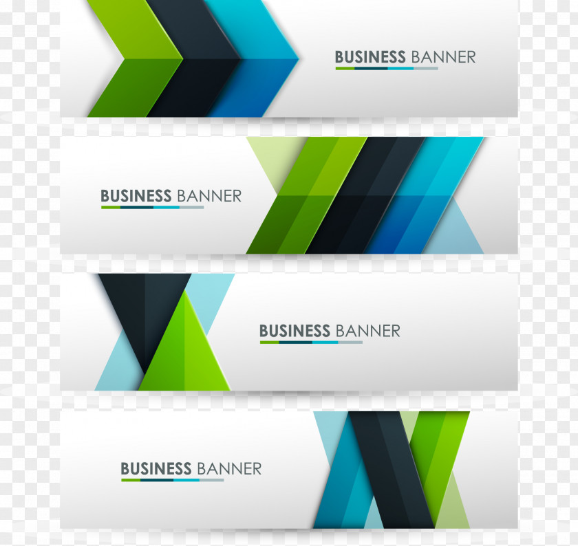 Color Banners Vector Material Web Banner Logo PNG