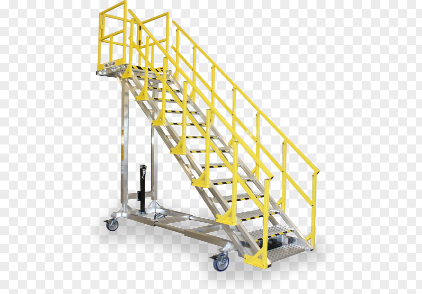 Industrial Worker Industry Ladder Stairs Aerial Work Platform Aviation PNG