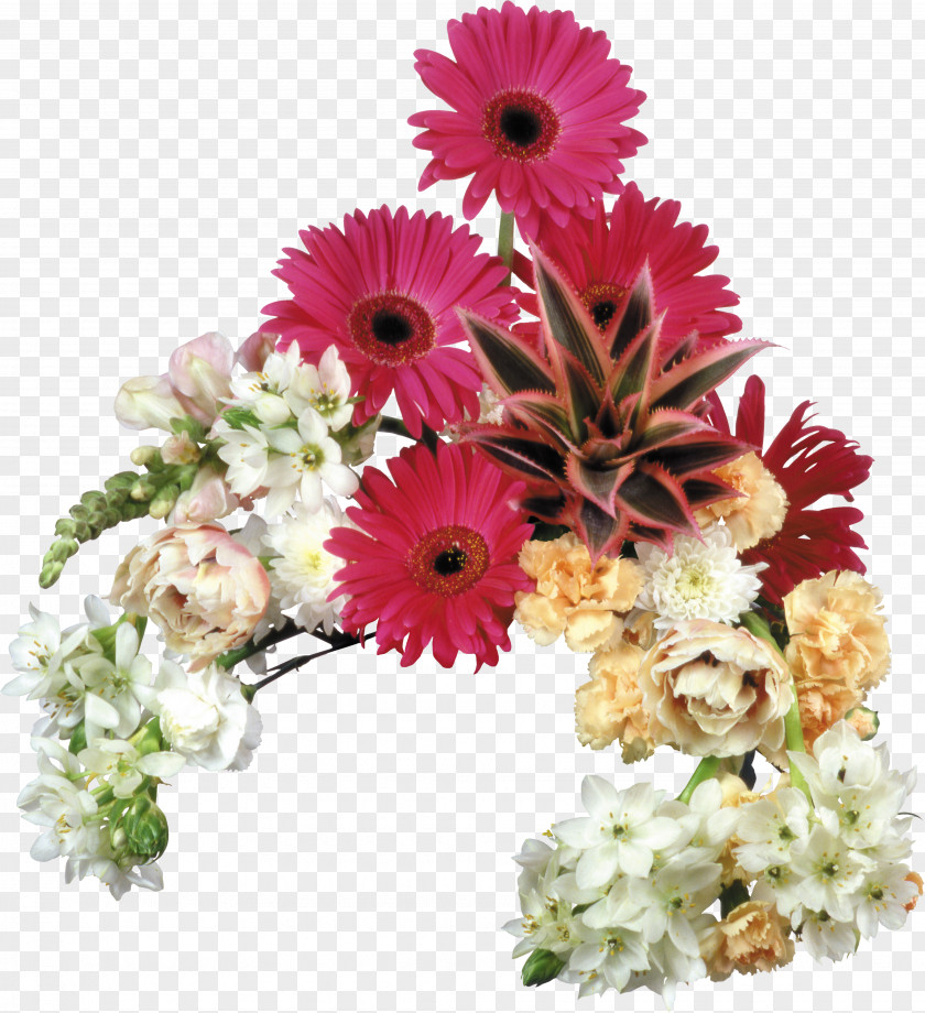 Pink Floral Design PNG