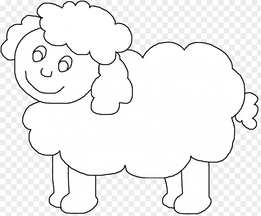 Sheep Black And White Monochrome PNG
