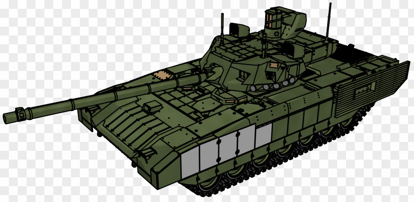 Tank T-14 Armata Universal Combat Platform Self-propelled Artillery Gun Turret PNG